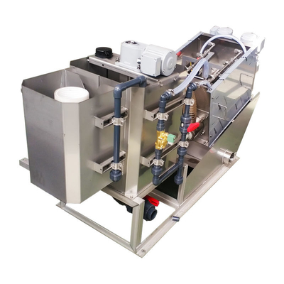 Машина Multi шуги прессы фильтра винта диска Dewatering для обработки сточных вод