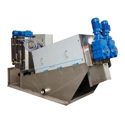 Система машины шуги прессы винта отработанной воды Dewatering для обработки шуги индустрии